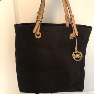 Micheal Kors canvas tote bag